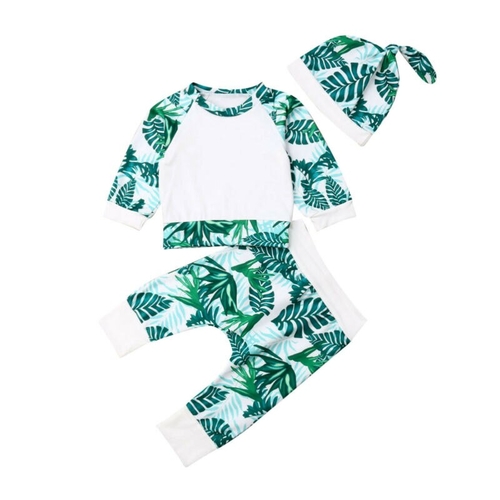 3PCS Toddler Kids Baby Girls Boys Clothes Sets