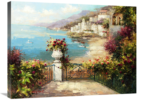 Global Gallery GCS-132436-2432-142 24 x 32 in. Overlooking the Harbor 