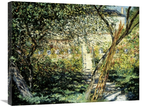 Global Gallery GCS-278714-30-142 30 in. The Garden of Vetheuil - Le Ja