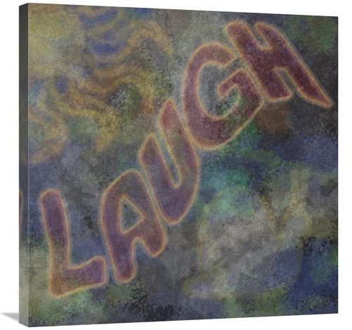 Global Gallery GCS-382217-3030-142 30 x 30 in. Graffiti - Laugh Art Pr