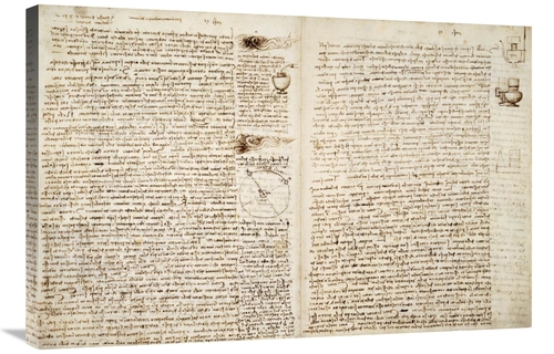 Global Gallery GCS-267903-36-142 36 in. Codex Hammer Pages 124-127 Art