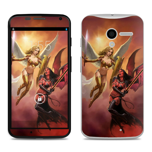 DecalGirl MOTX-ANGVSDEM Motorola Moto X Skin - Angel vs Demon