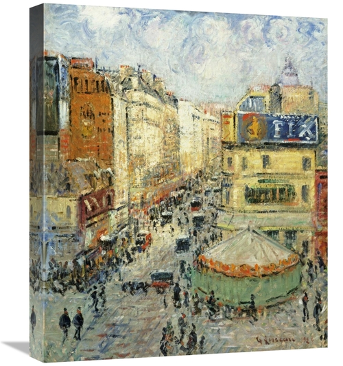 Global Gallery GCS-266785-22-142 22 in. La Rue De Clignancourt Art Pri