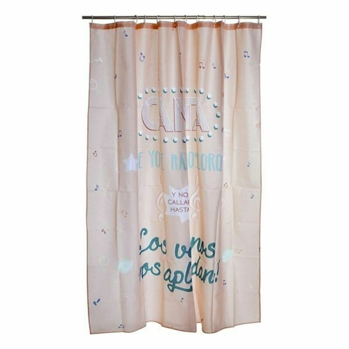Shower Curtain DKD Home Decor 8424001532063 Pink
