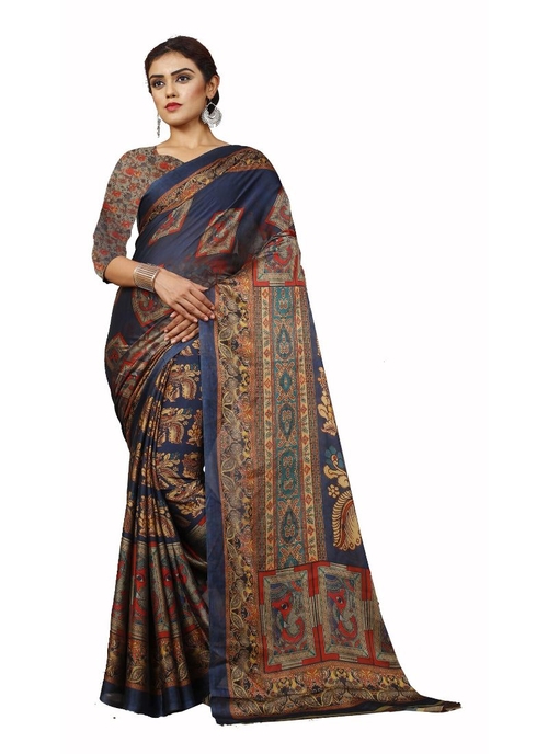 Black Color Black Rangoli  Saree