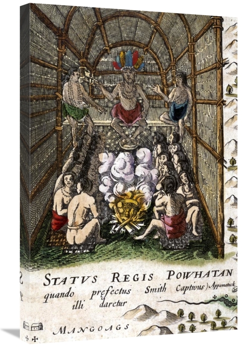 Global Gallery GCS-276752-30-142 30 in. Powhatan Inset Art Print - Joa