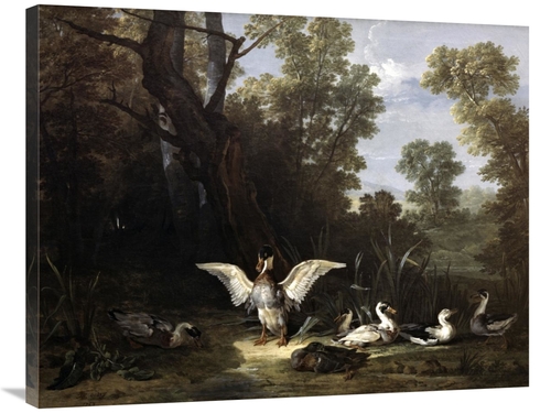 Global Gallery GCS-279309-36-142 36 in. Ducks Art Print - Jean-Baptist