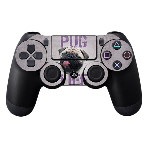 MightySkins SOPS4CO-Pug Life Skin for Sony PS4 Controller, Pug Lif