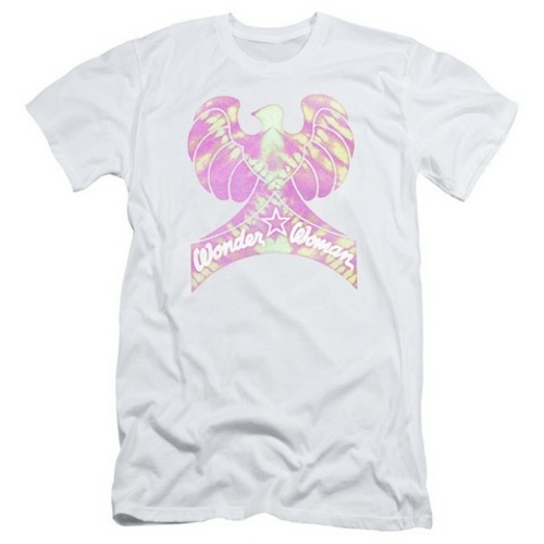 Trevco Dc-Wonder Bird - Short Sleeve Adult 30-1 Tee - White- Extra Lar