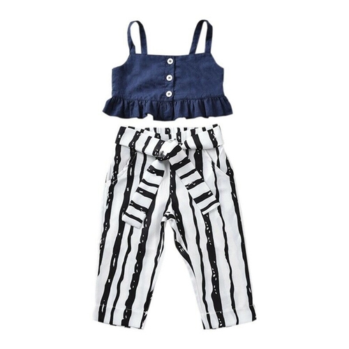 Summer Infant Toddler Baby Girls Clothes Tops Bow