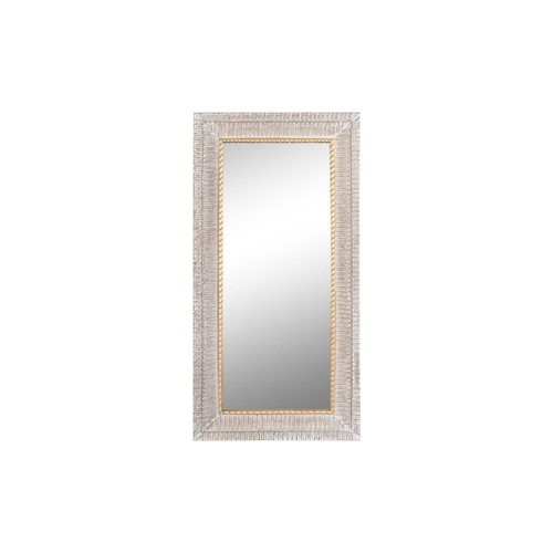 Wall mirror DKD Home Decor Crystal Golden White MDF Wood (93 x 6 x 180