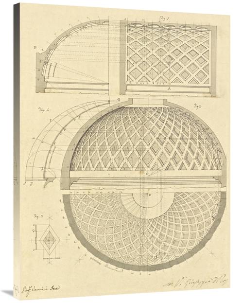 Global Gallery GCS-453961-3040-142 30 x 40 in. Plate 43 for Elements o