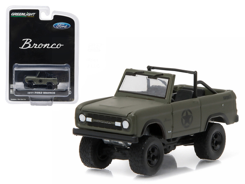 1977 Ford Bronco Military Tribute \Sarge 77\" Hobby Exclusive 1/64