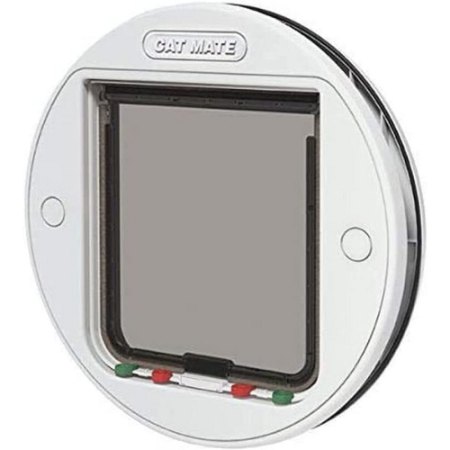 Door Pet Mate 28,3 cm Crystal Circular White Cat Flap