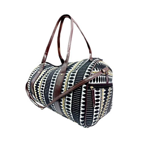 Canvas Duffle Bag Heavy quality both side chain pocket