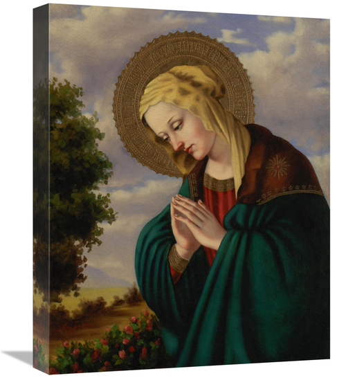 Global Gallery GCS-132559-1620-142 16 x 20 in. Madonna in Prayer Art P
