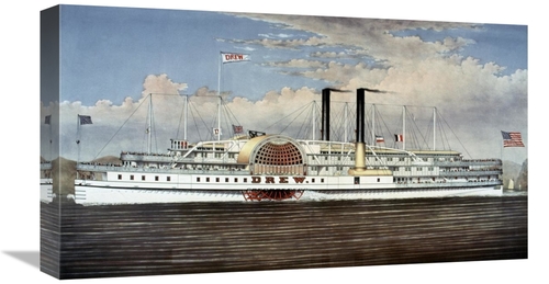 Global Gallery GCS-277196-22-142 22 in. Peoples Line - Hudson River