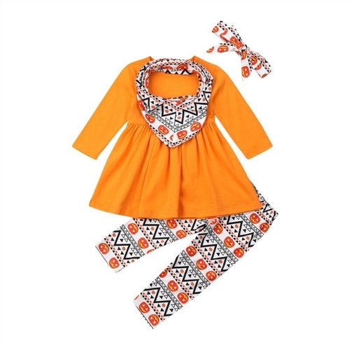 Halloween Toddler Kids Baby Girl Clothes Sets 1 7Y