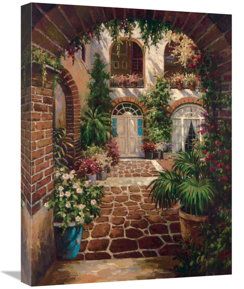 Global Gallery GCS-123255-1824-142 18 x 24 in. Courtyard Vista Art Pri