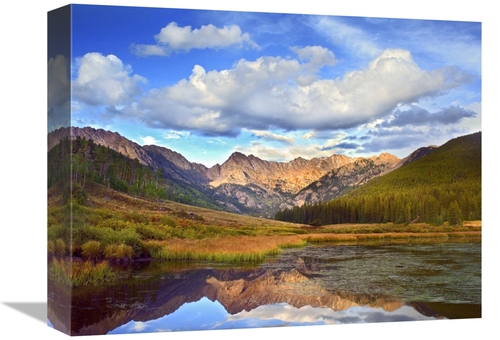 Global Gallery GCS-396011-1216-142 12 x 16 in. Mt Powell & Piney Lake&