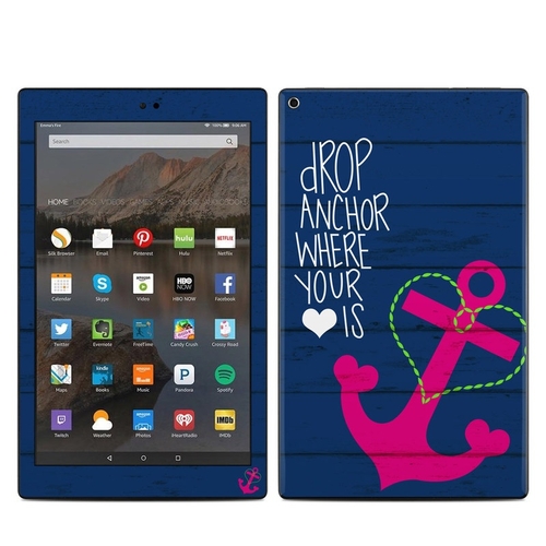 DecalGirl AKHD19-DANCHOR Amazon Kindle Fire HD 10 2019 Skin - Drop Anc