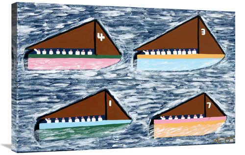 Global Gallery GCS-480359-2436-142 24 x 36 in. The Race Art Print - Ul