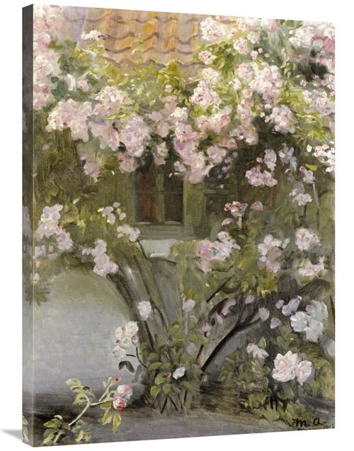 Global Gallery GCS-267640-36-142 36 in. Climbing Roses Art Print - Mic