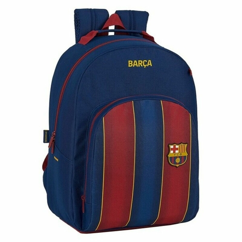 School Bag F.C. Barcelona M305A Maroon Navy Blue