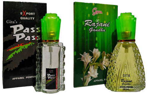 Gita PassPass & Rajnigandha COMBO Perfume - 60 ml Pack of 2 (For Men &