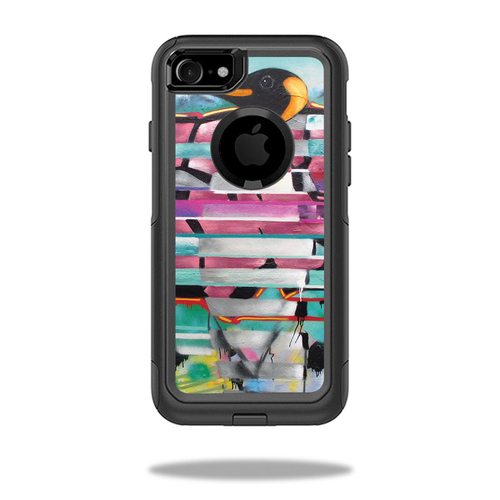 MightySkins OTCIP8-penguin party Skin for Otterbox Commuter iPhone SE 