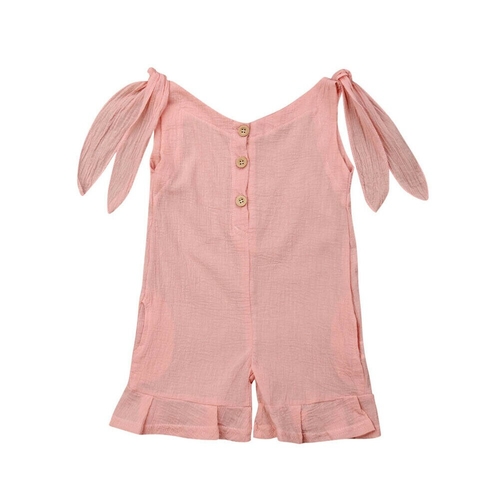 Newborn Baby Girl Sleeveless Romper  Jumpsuit