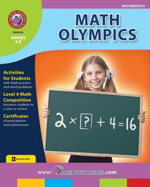 Rainbow Horizons A162 Math Olympics - Grade 6 to 8