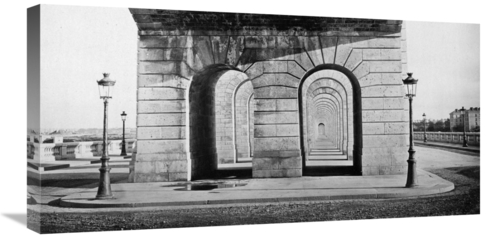 Global Gallery GCS-455087-30-142 30 in. Paris, 1860s - Pont Du Poi