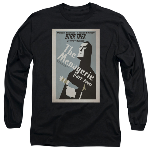 Trevco CBS1949B-AL-3 Star Trek & Tos Episode 12 Long Sleeve Adult Cott