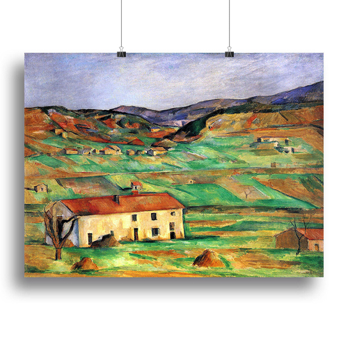 Around Gardanne by Cezanne Canvas Print or Poster