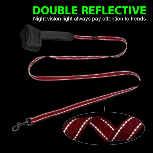 Hands Free Nylon Dog Leash Heavy Duty Wrist Strap