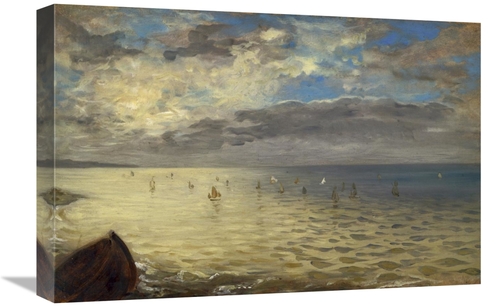 Global Gallery GCS-277378-22-142 22 in. The Dieppe Sea Art Print - Eug