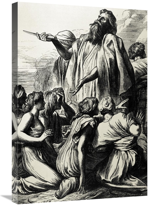 Global Gallery GCS-281493-30-142 30 in. Samuel Rescues Israel Art Prin