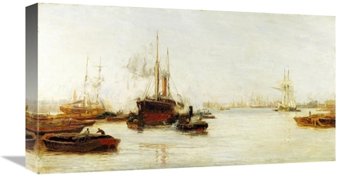 Global Gallery GCS-267599-22-142 22 in. The Pool of London Art Print -