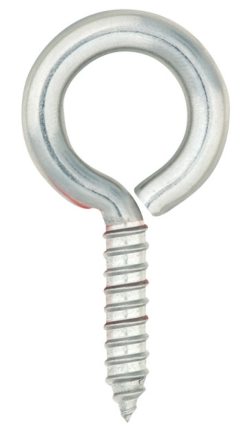 Hampton 02-3468-805 0.31 x 2.63 in. Stainless Steel Screw Eye - pack o