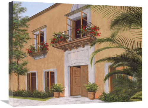 Global Gallery GCS-130655-2228-142 22 x 28 in. Tuscan Walkway Art Prin