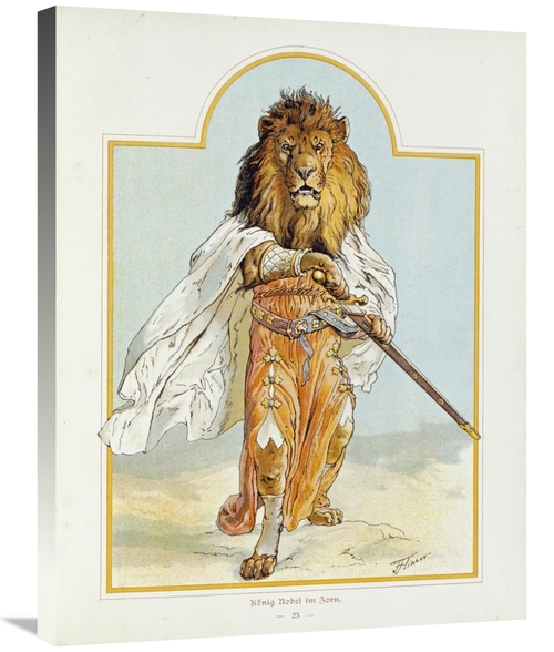 Global Gallery GCS-267979-30-142 30 in. Konig Nobel Im Zorn Art Print 