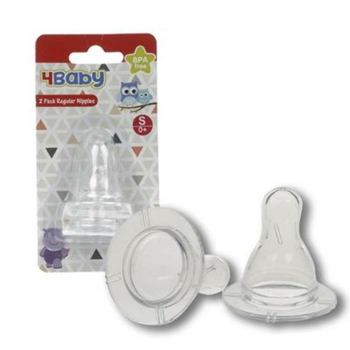 Neck Silicone Nipples - 2 Pack