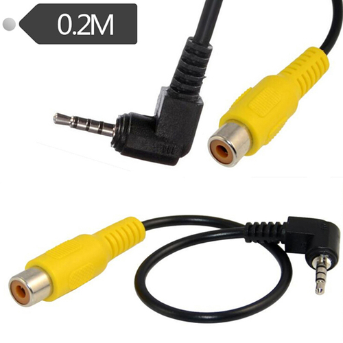 1Pc 2.5mm AV in Converter Video Cable Stereo Male