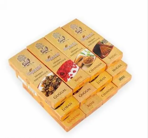 Herbal Dhoop Stick | Mogra | Chandan | Guggal | Vedic | Rose | Sanatan