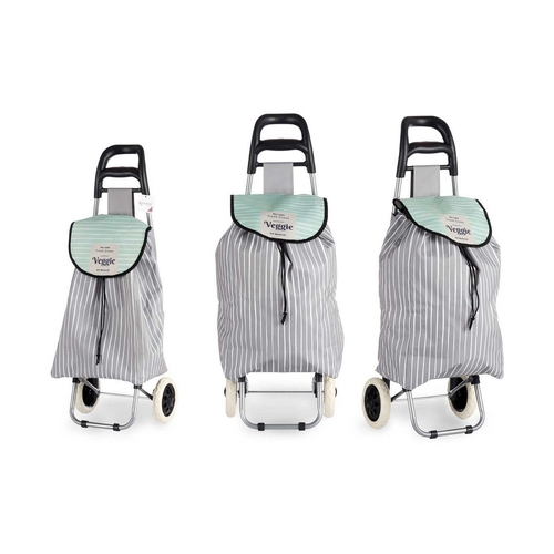 Shopping cart Grey 20 x 95 x 34 cm Black Green 3,3 L