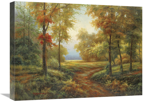 Global Gallery GCS-131217-1824-142 18 x 24 in. Early Autumn Path Art P