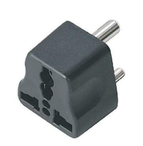 Universal Travel Plug Adapter To Indian 3 Pin Power Plug Converter