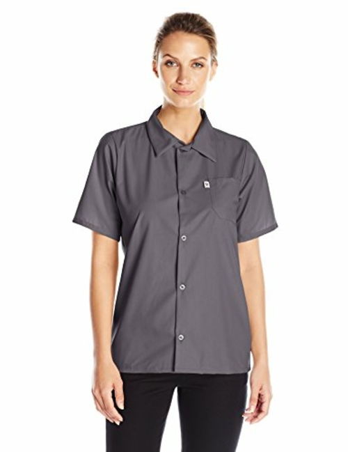 Vtex 0920-6410 Uncommon Threads Womens Utility Shirt 5 Button, Sla