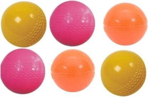 Tennis Ball Cricket Rubber Ball  (Pack of 6)